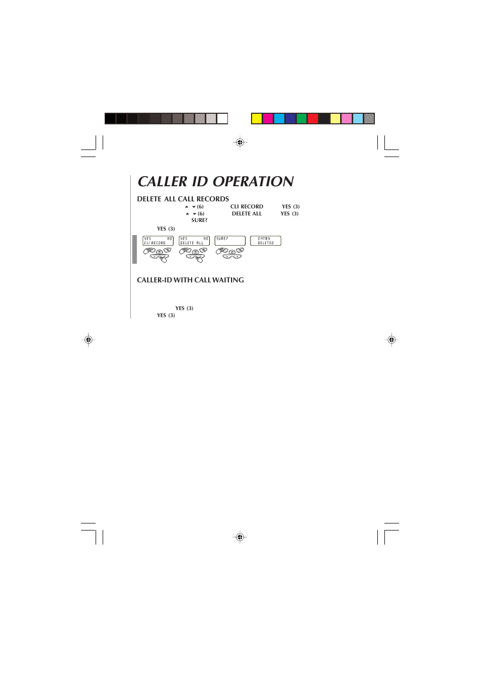 Caller id operation | Audiovox Dual Handset Cordless Phone User Manual | Page 18 / 26