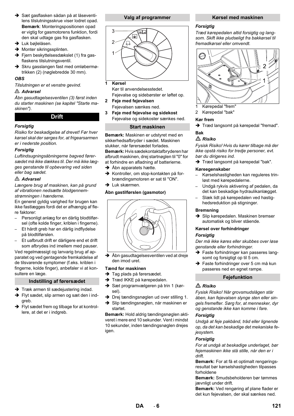 Drift | Karcher Balayeuse KM 90-60 R Lpg Adv User Manual | Page 121 / 432