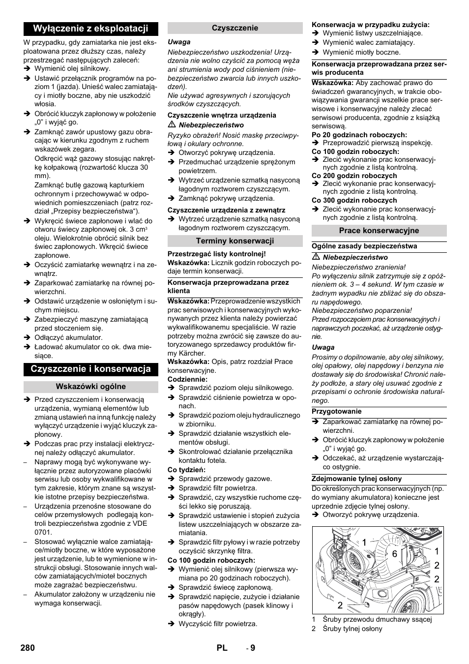 Karcher Balayeuse KM 90-60 R Lpg Adv User Manual | Page 280 / 432