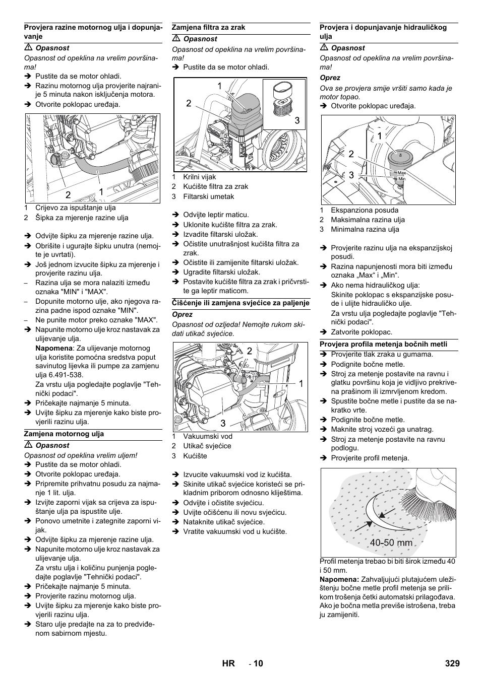 Karcher Balayeuse KM 90-60 R Lpg Adv User Manual | Page 329 / 432