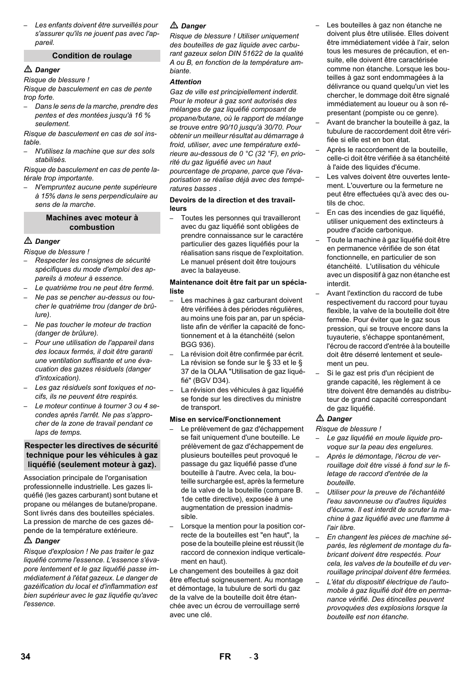 Karcher Balayeuse KM 90-60 R Lpg Adv User Manual | Page 34 / 432
