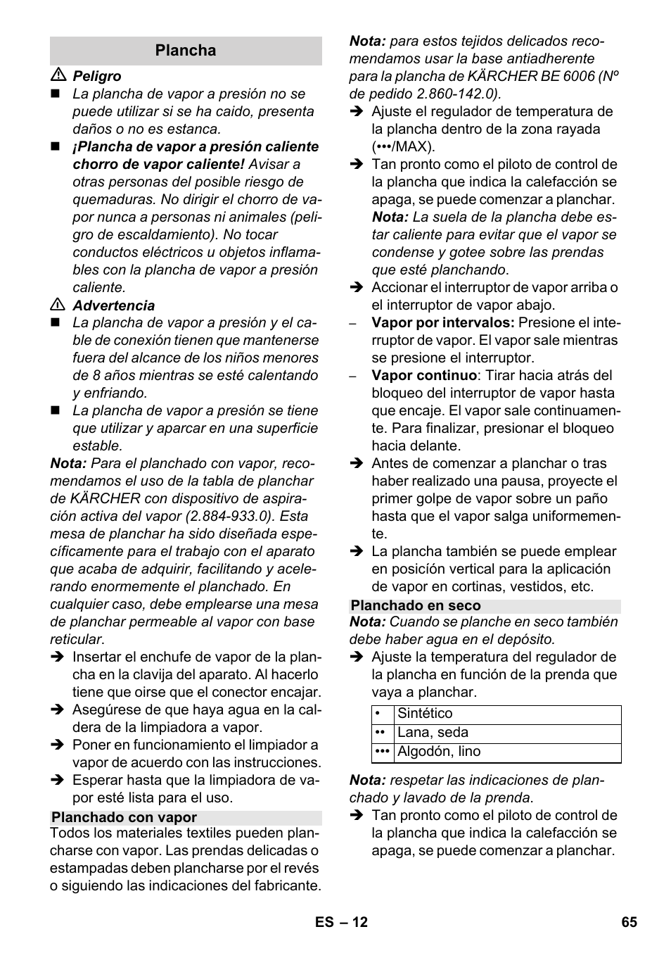 Karcher SC 4-100 CB User Manual | Page 65 / 314