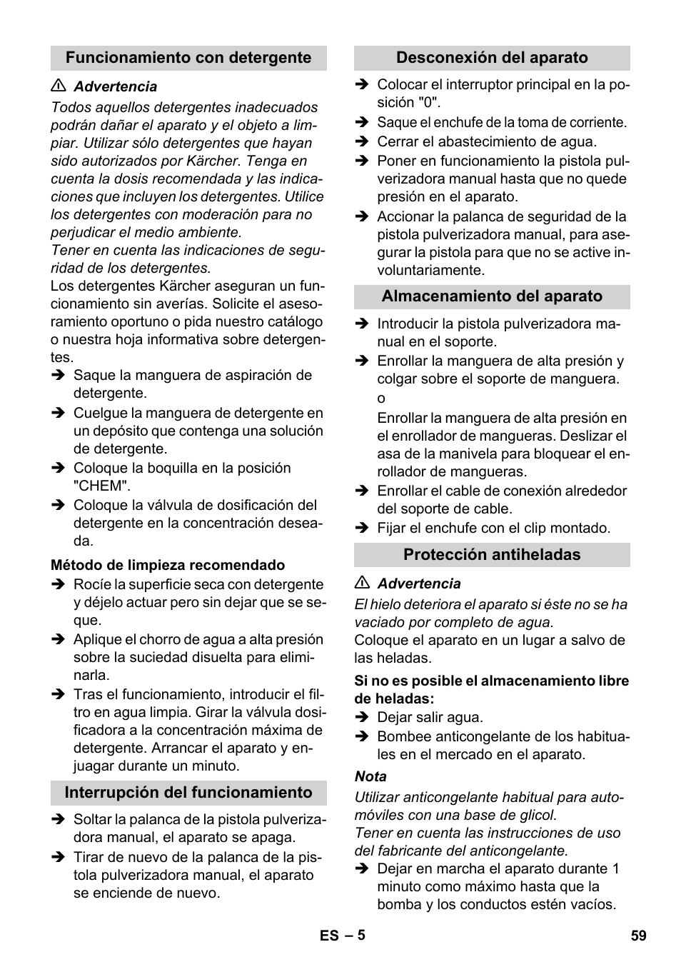 Karcher Xpert HD 7140 X User Manual | Page 59 / 276