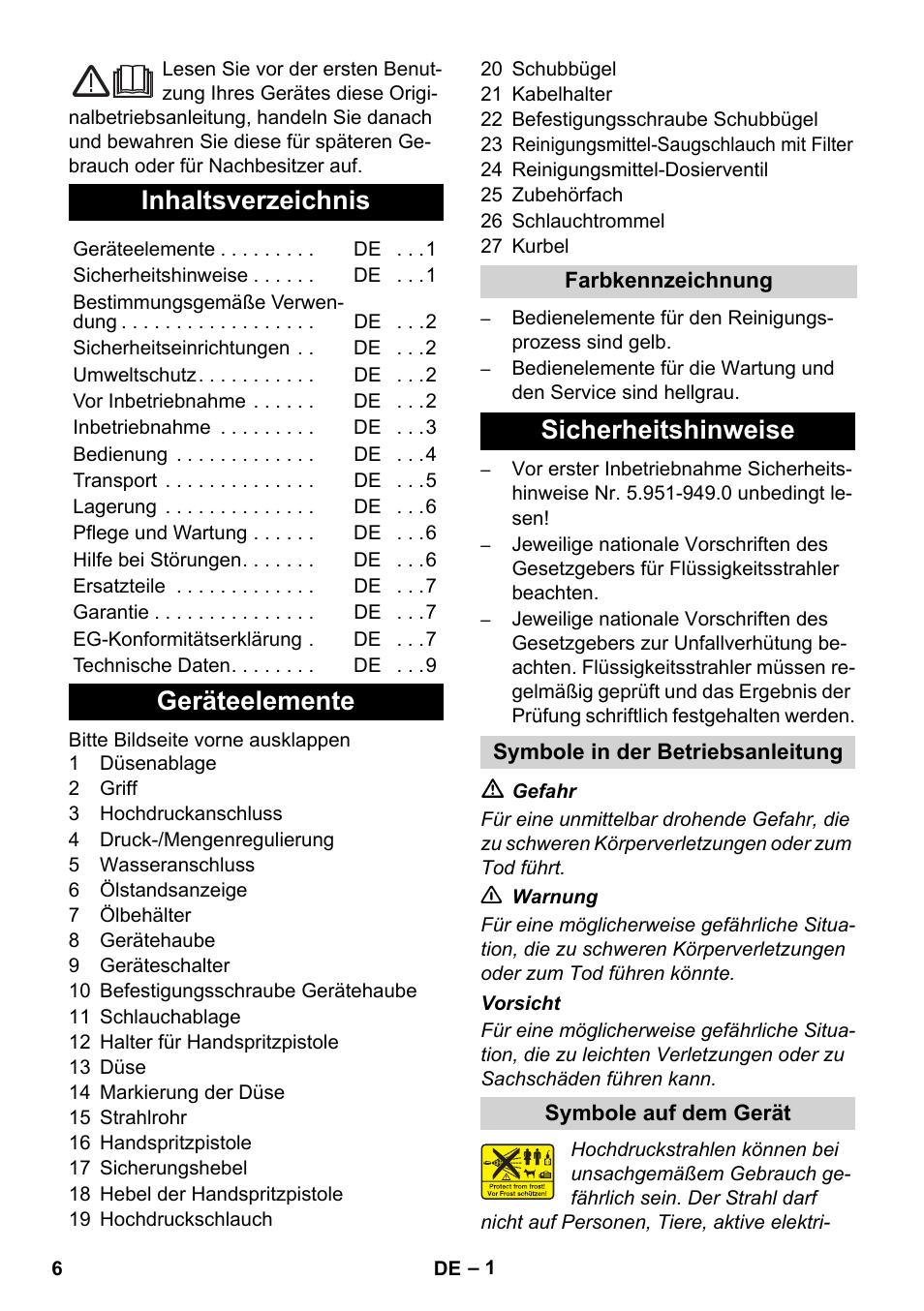 Karcher Xpert HD 7140 X User Manual | Page 6 / 276