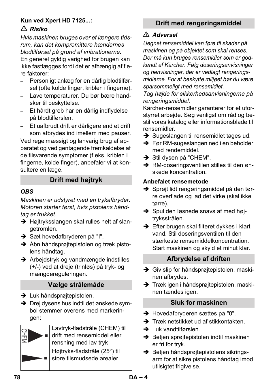 Karcher Xpert HD 7140 X User Manual | Page 78 / 276