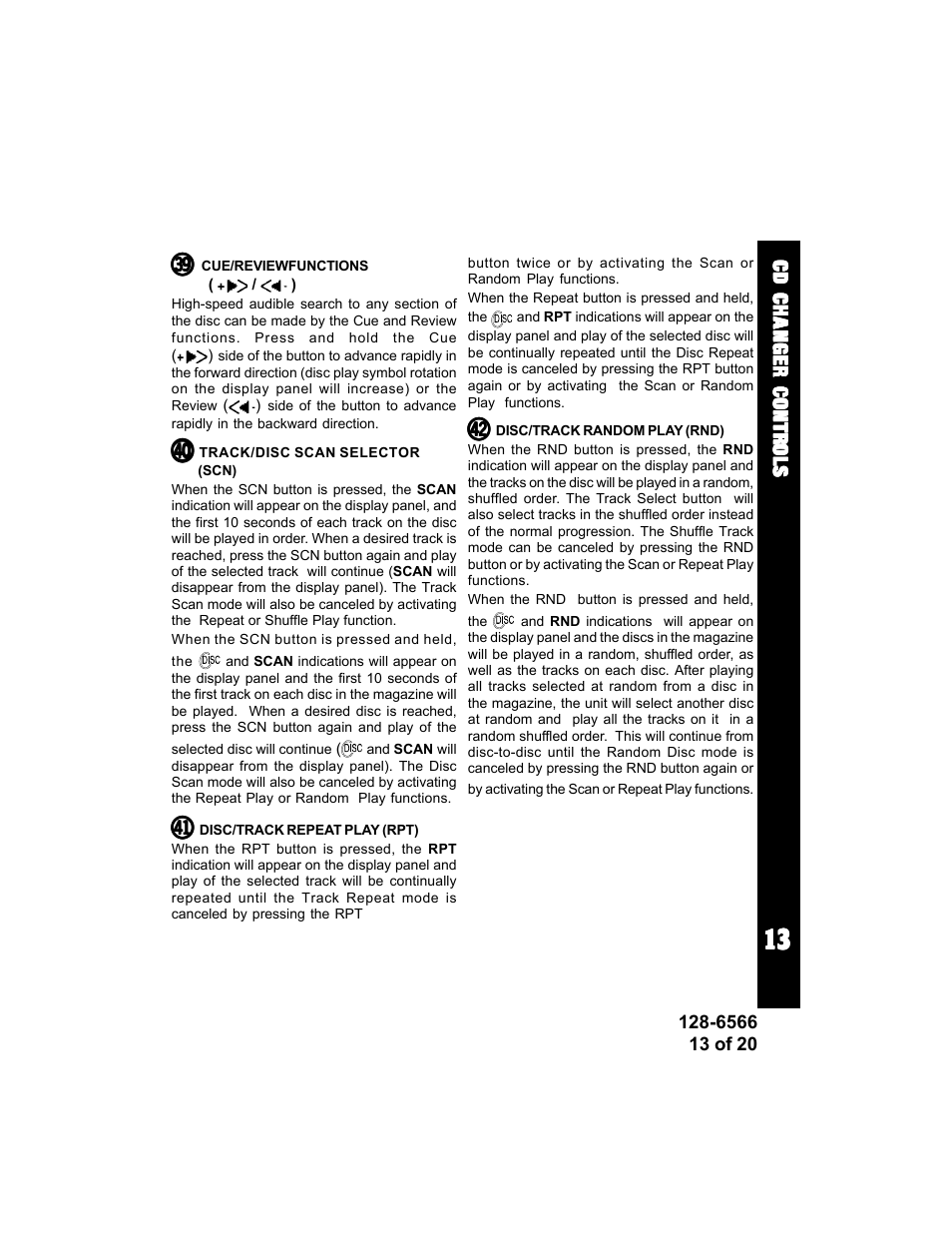 Audiovox Rampage ACD95 User Manual | Page 13 / 20