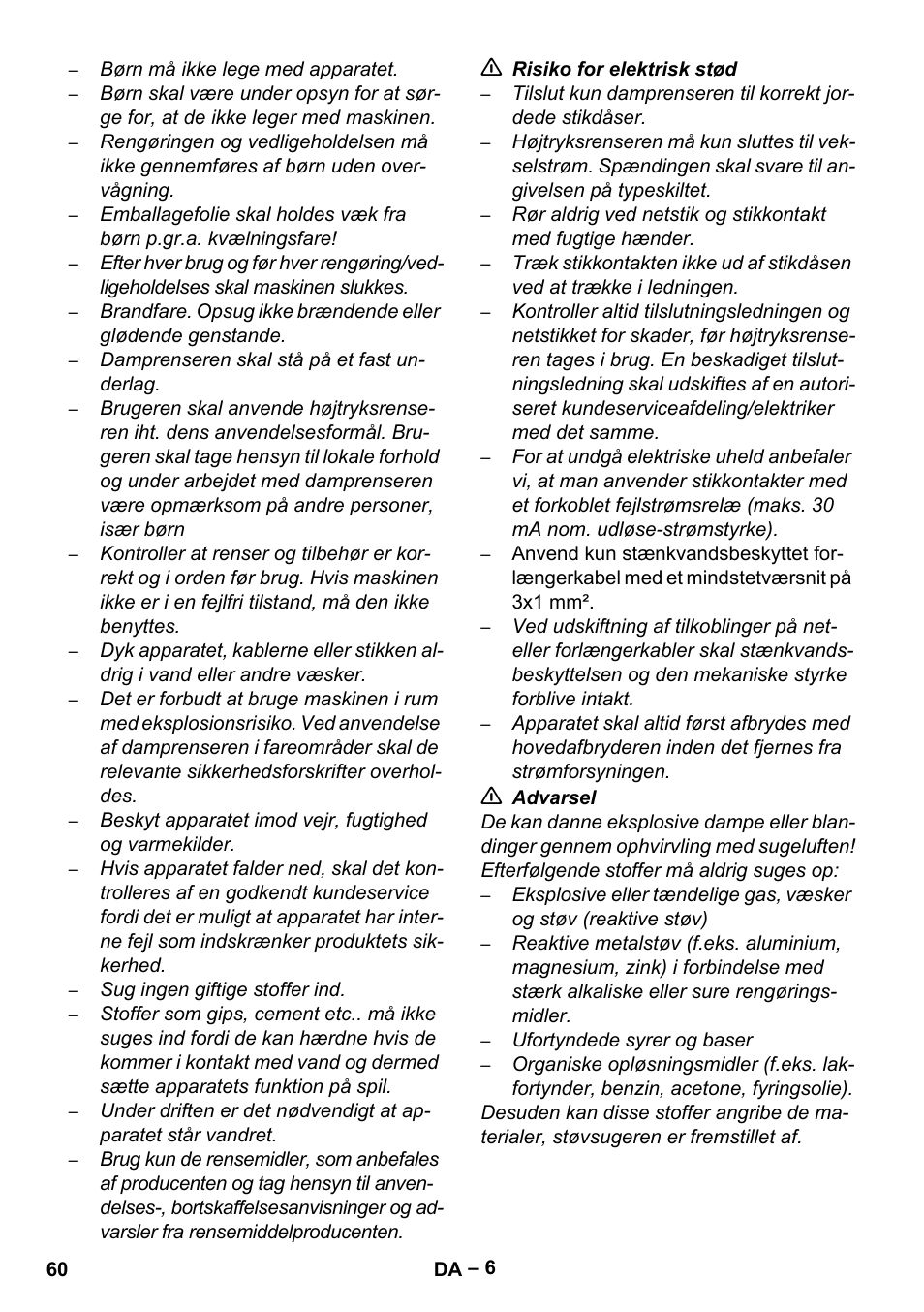 Karcher SE 6-100 User Manual | Page 60 / 218