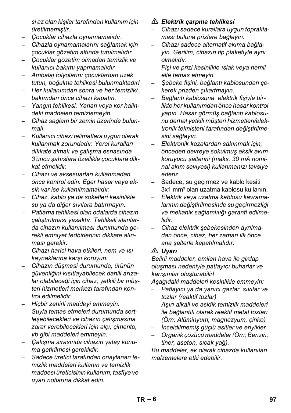 Karcher SE 6-100 User Manual | Page 97 / 218