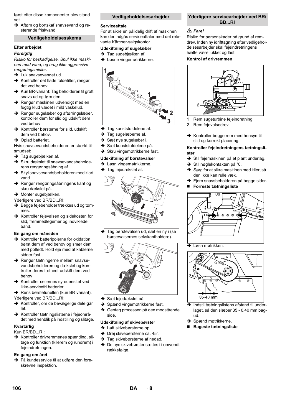 Karcher BD 100-250 R I Bp User Manual | Page 106 / 370