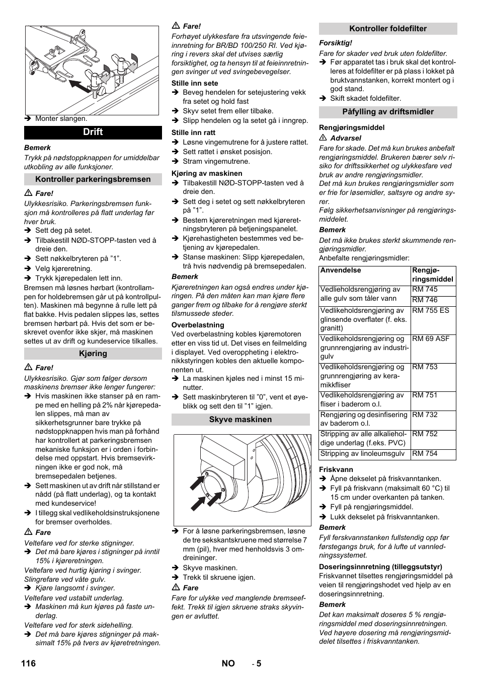 Drift | Karcher BD 100-250 R I Bp User Manual | Page 116 / 370
