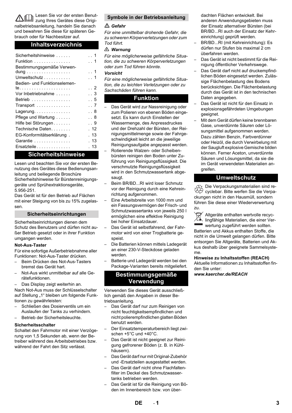 Karcher BD 100-250 R I Bp User Manual | Page 3 / 370