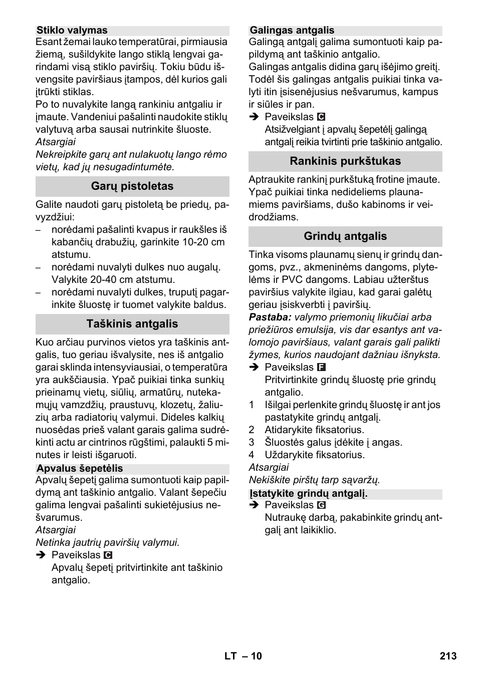 Karcher SC 3-000 User Manual | Page 213 / 238