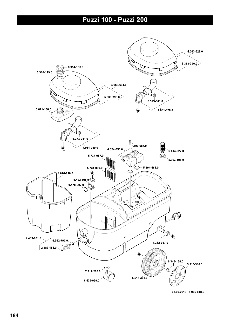 Karcher Puzzi 200 User Manual | Page 184 / 188
