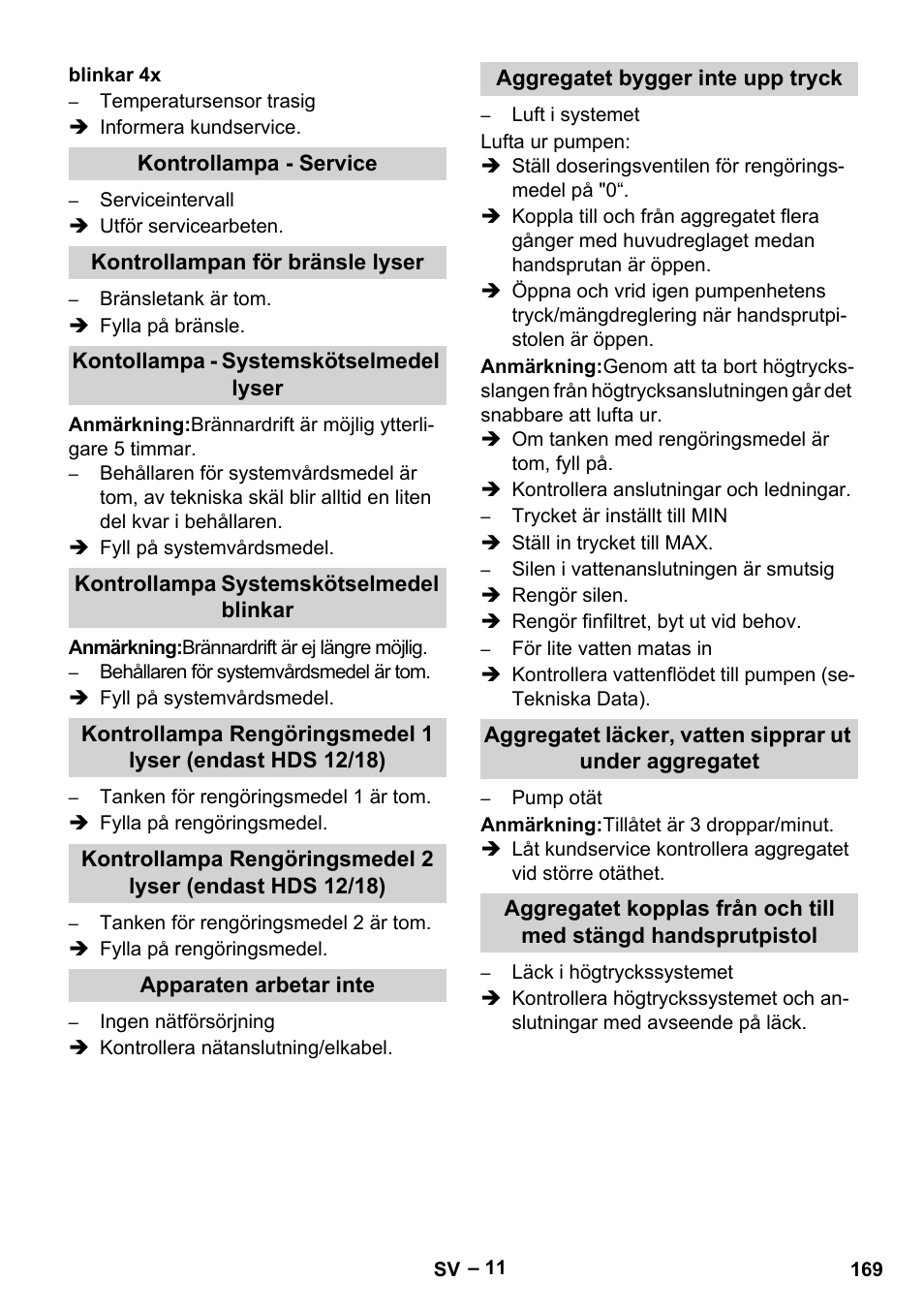 Karcher HDS 8-17-4M Classic EU User Manual | Page 169 / 468