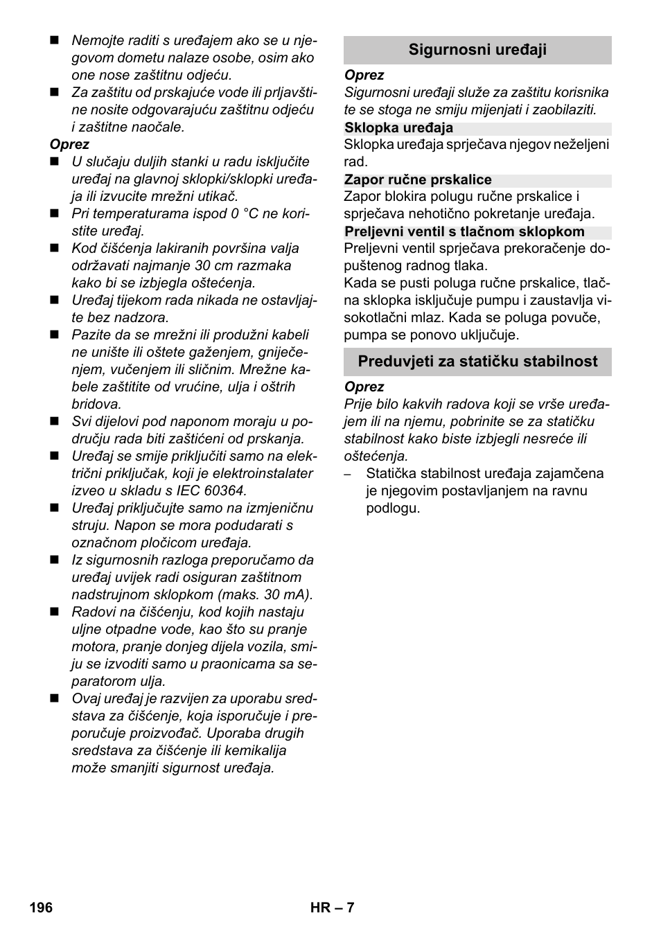 Karcher K 7 Premium eco!ogic Home User Manual | Page 196 / 264