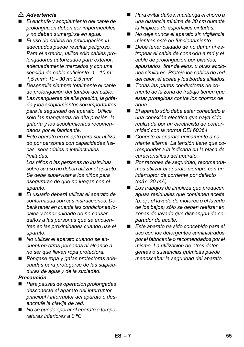 Karcher K 7 Premium eco!ogic Home User Manual | Page 55 / 264