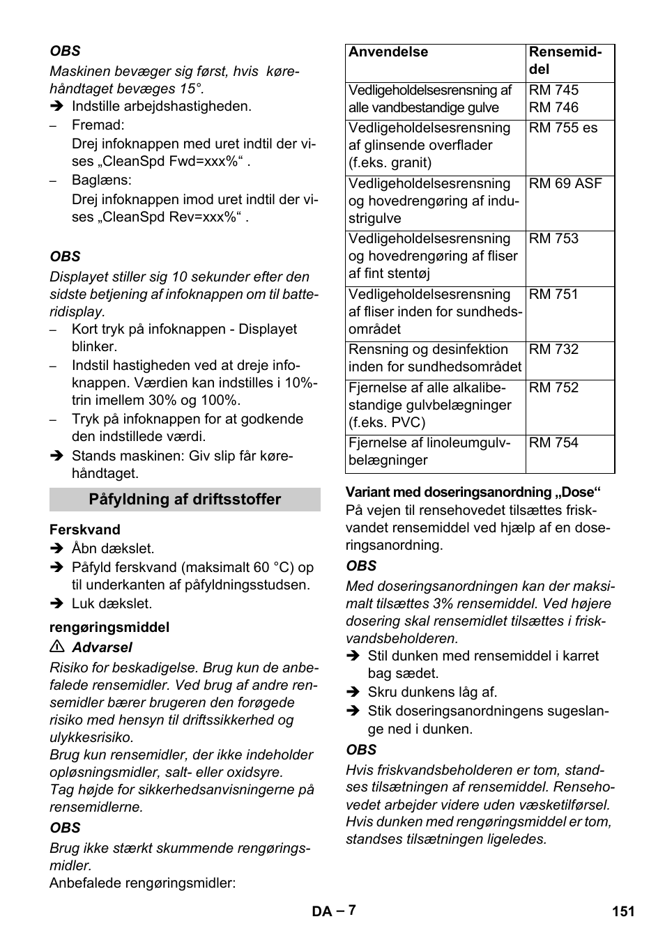 Karcher B 60 W Bp Pack User Manual | Page 151 / 550