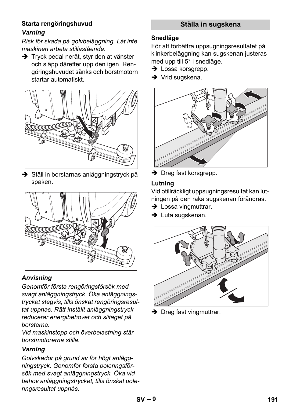 Karcher B 60 W Bp Pack User Manual | Page 191 / 550