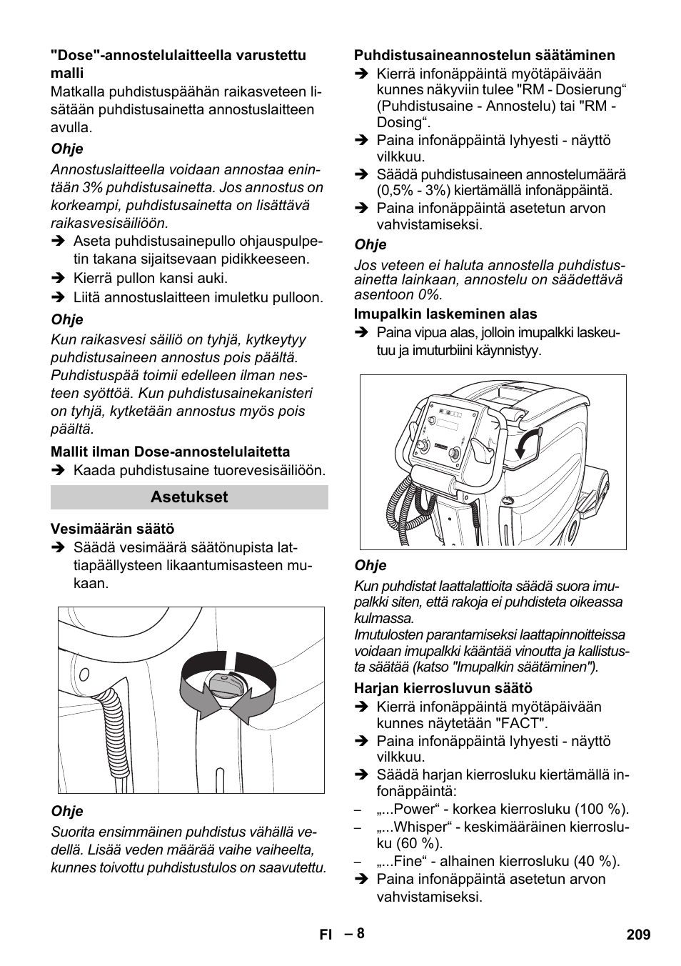 Karcher B 60 W Bp Pack User Manual | Page 209 / 550