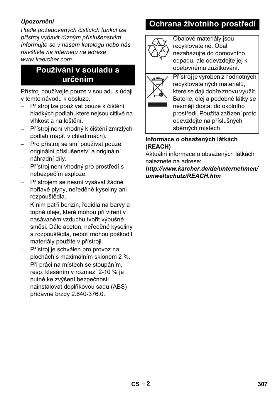 Karcher B 60 W Bp Pack User Manual | Page 307 / 550