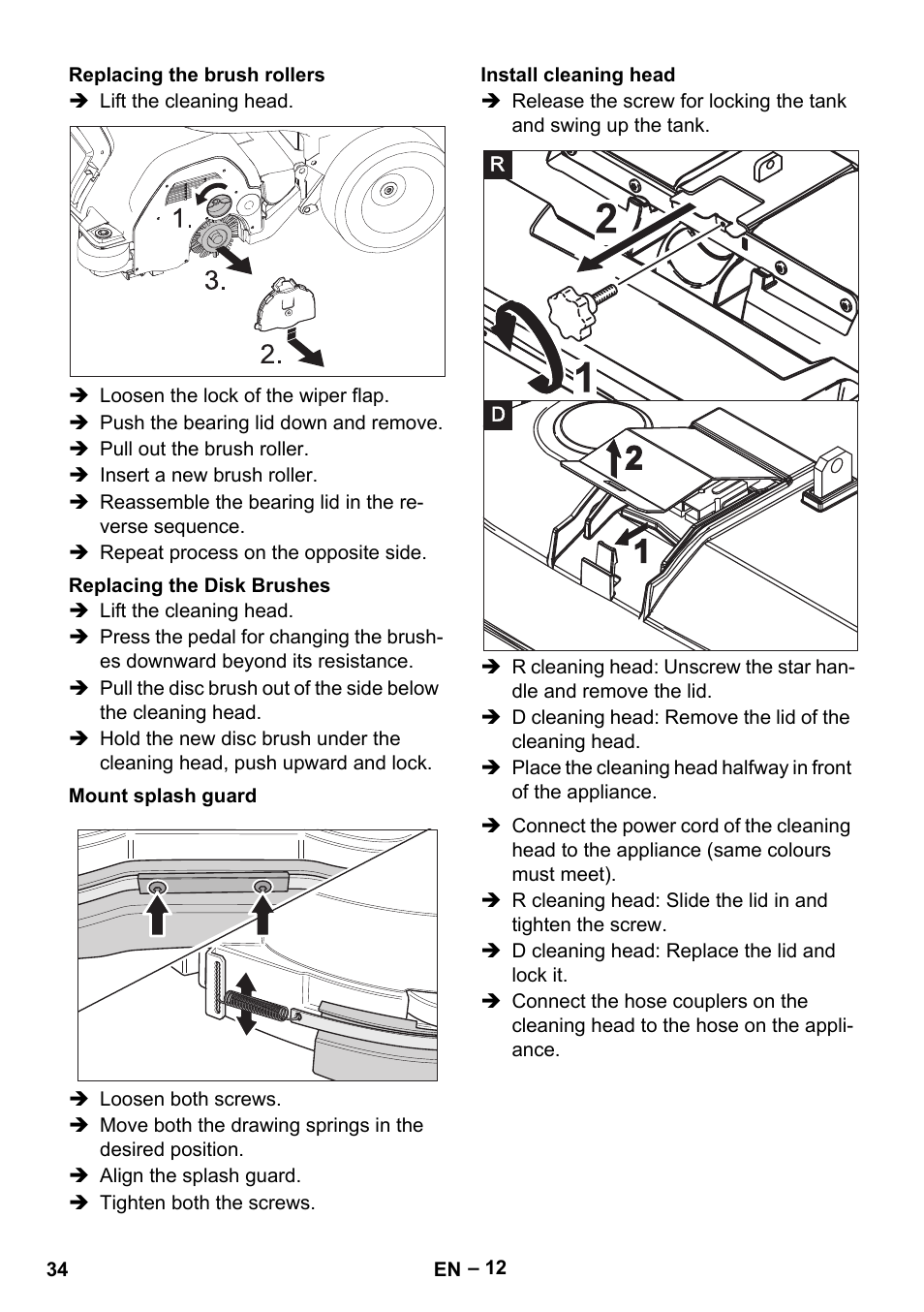 Karcher B 60 W Bp Pack User Manual | Page 34 / 550