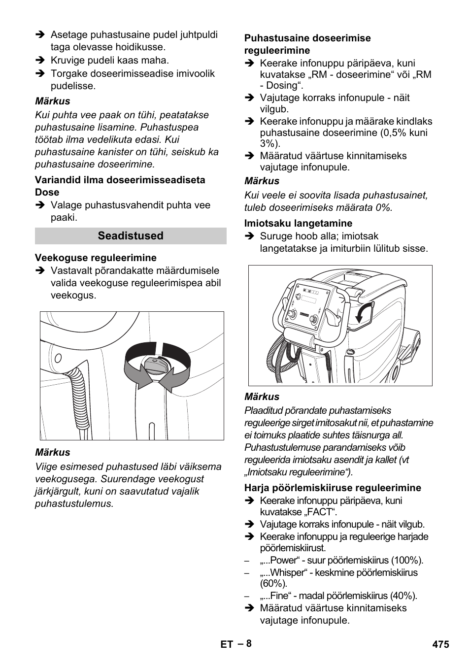 Karcher B 60 W Bp Pack User Manual | Page 475 / 550