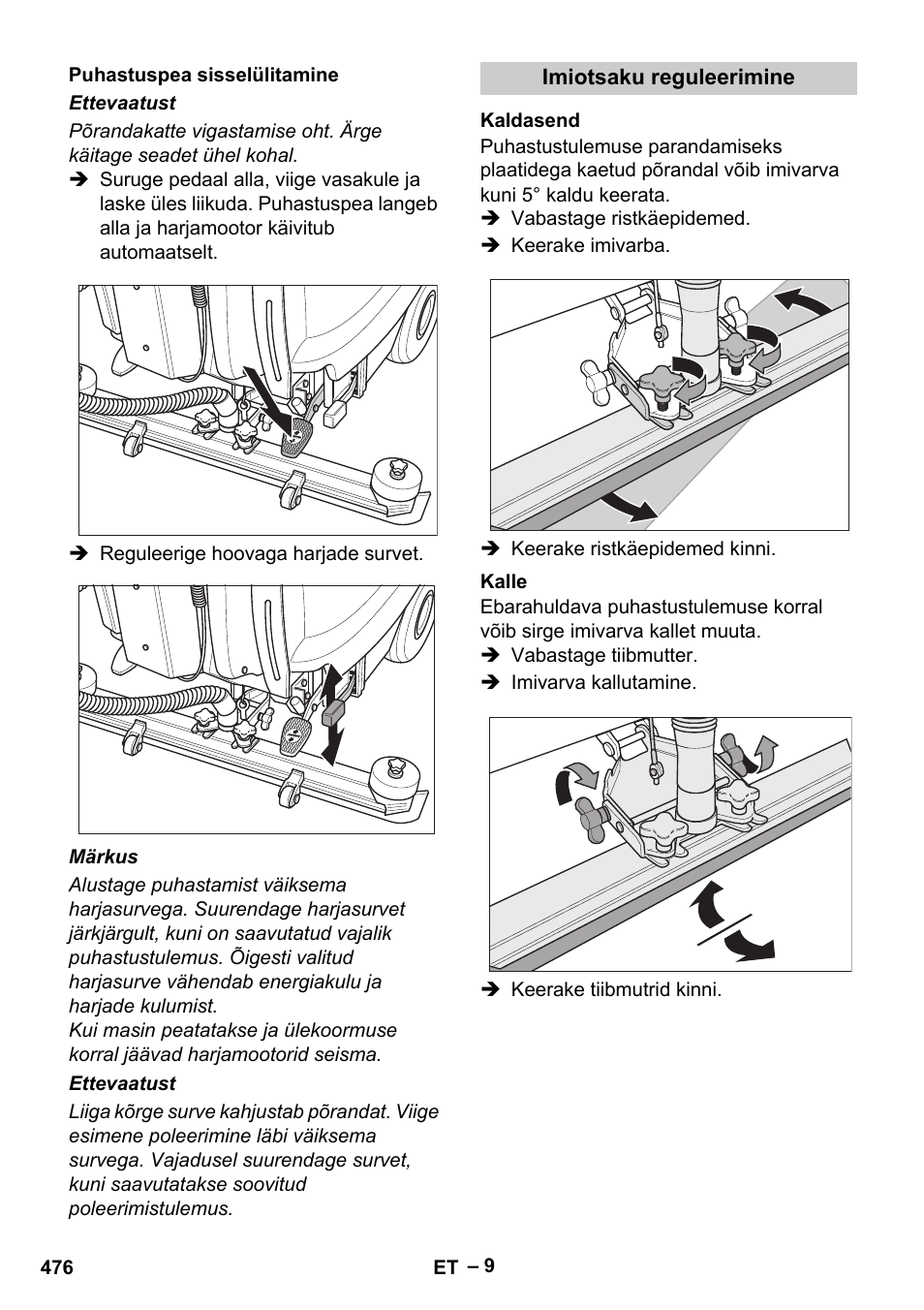 Karcher B 60 W Bp Pack User Manual | Page 476 / 550
