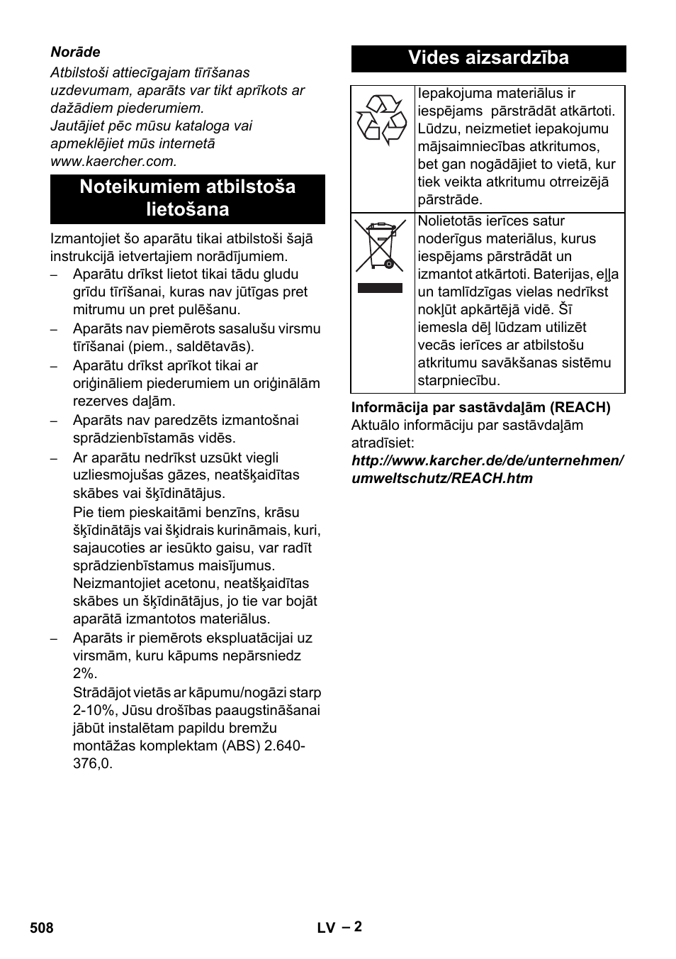Karcher B 60 W Bp Pack User Manual | Page 508 / 550