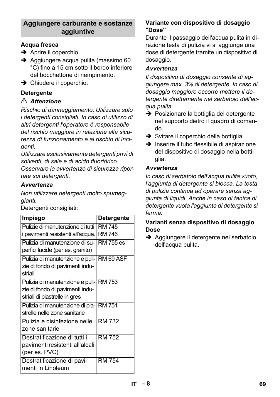 Karcher B 60 W Bp Pack User Manual | Page 69 / 550
