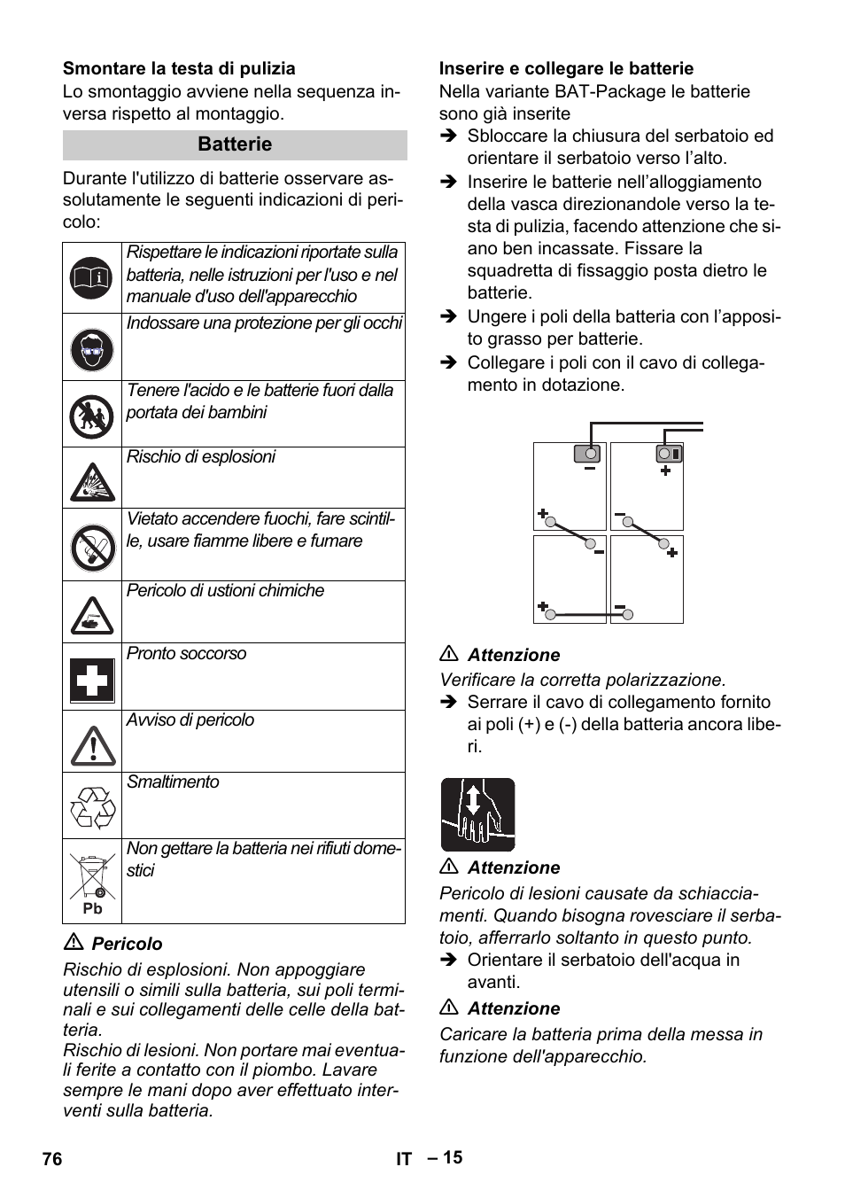 Karcher B 60 W Bp Pack User Manual | Page 76 / 550