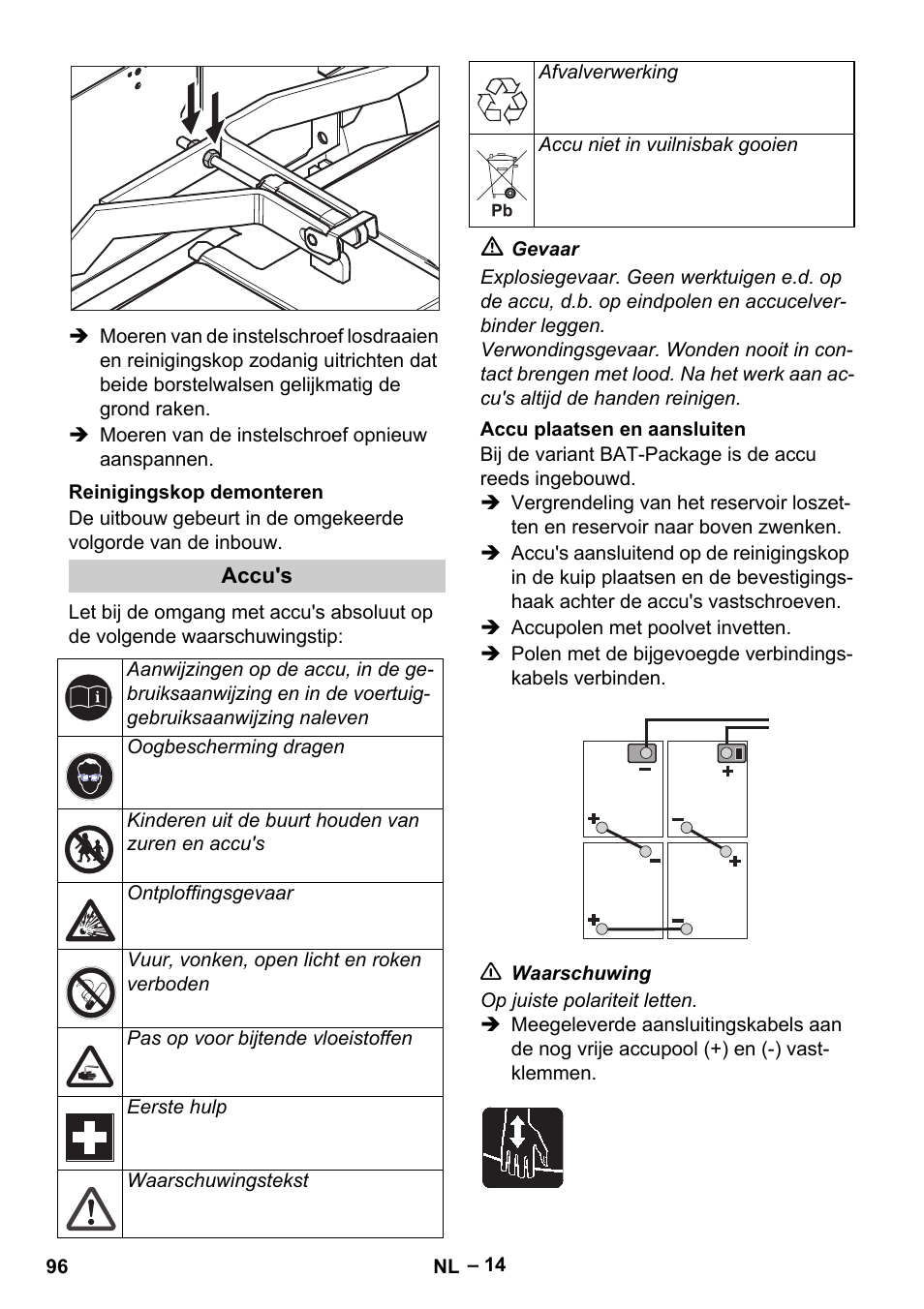 Karcher B 60 W Bp Pack User Manual | Page 96 / 550