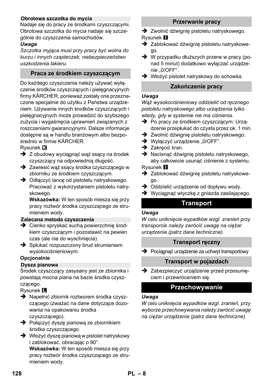 Karcher K 2 Car User Manual | Page 128 / 196