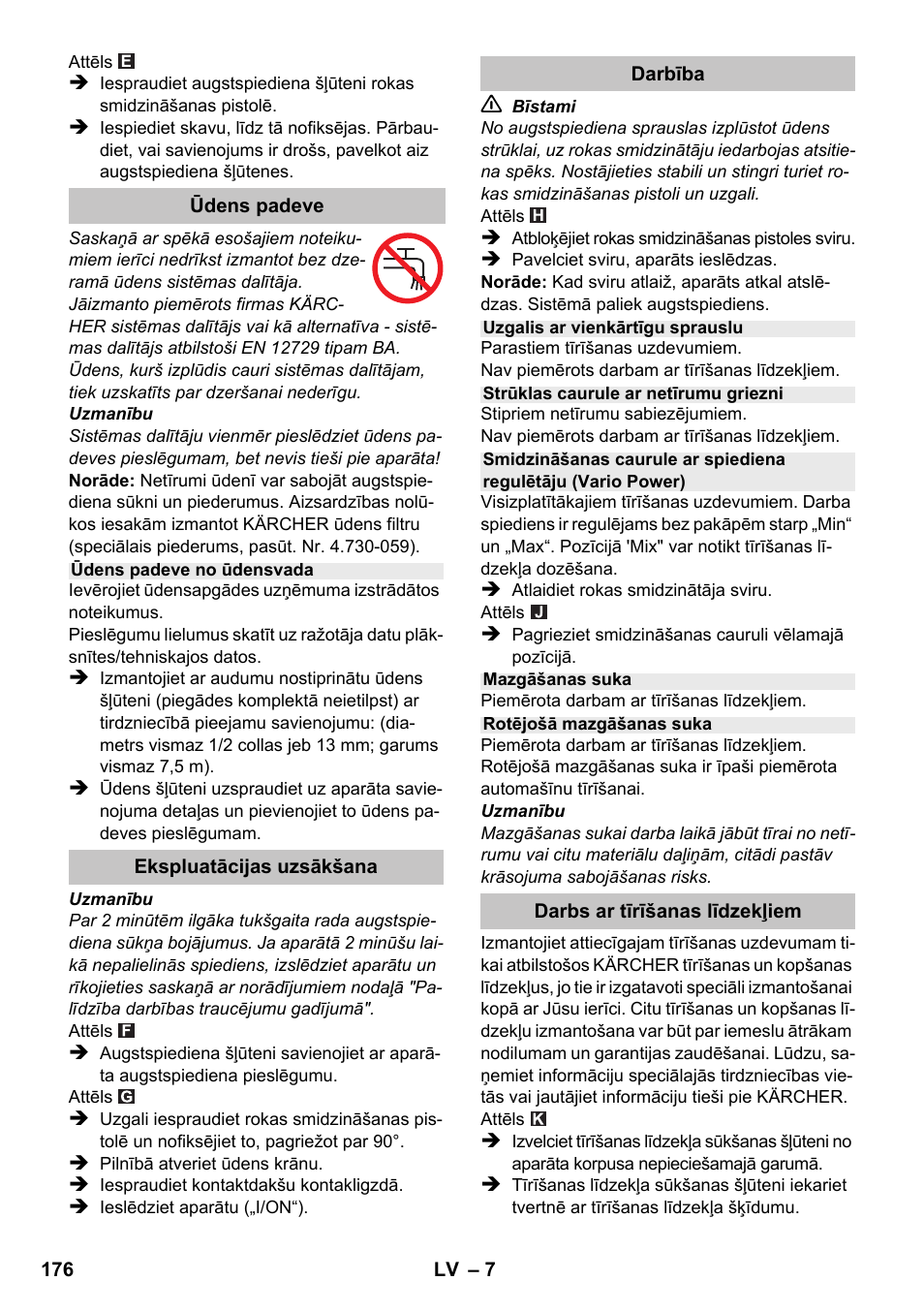 Karcher K 2 Car User Manual | Page 176 / 196