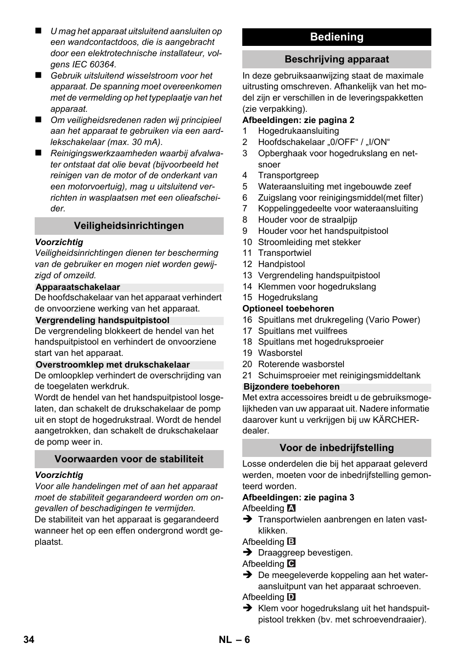 Karcher K 2 Car User Manual | Page 34 / 196