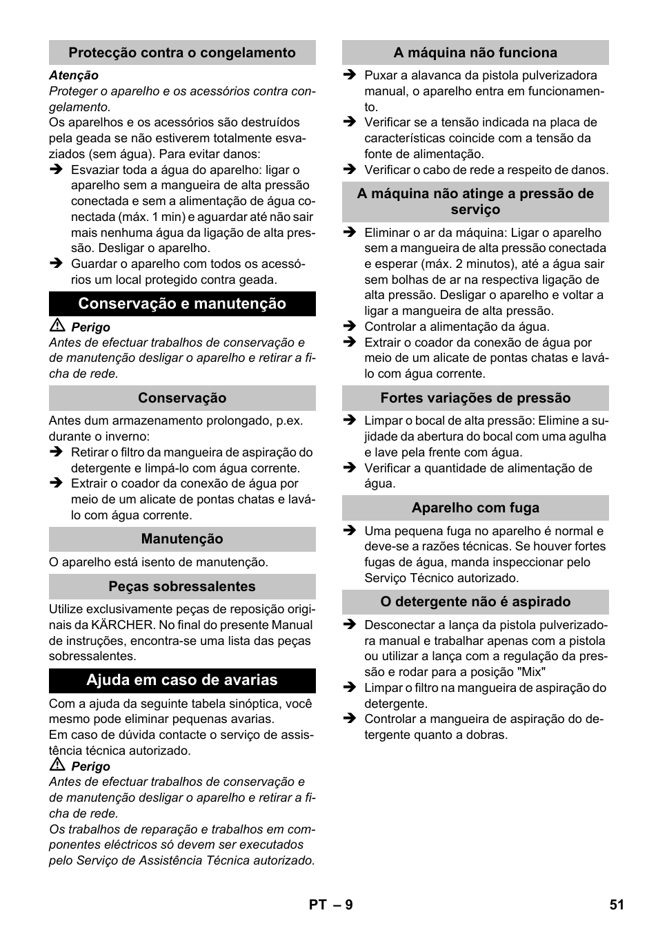 Karcher K 2 Car User Manual | Page 51 / 196