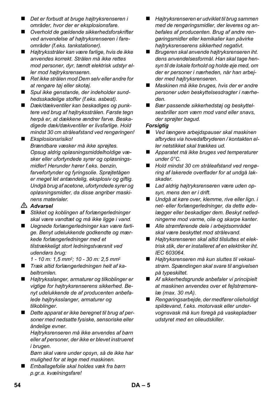 Karcher K 2 Car User Manual | Page 54 / 196