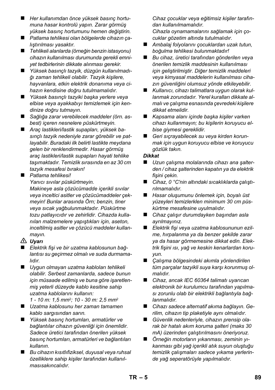 Karcher K 2 Car User Manual | Page 89 / 196
