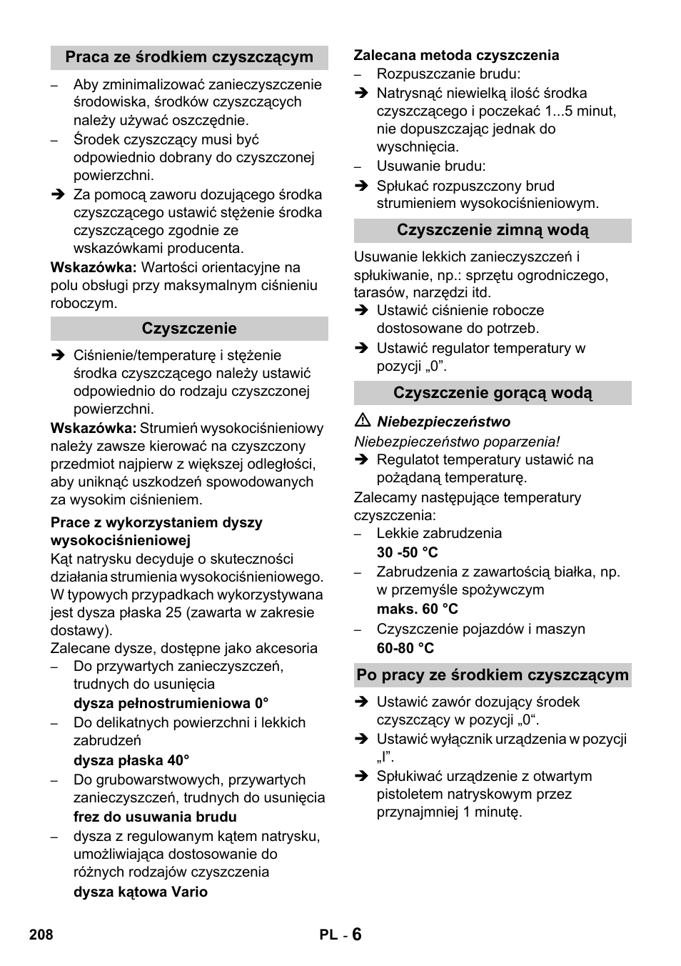 Karcher HDS 650 4M BASICEU-I User Manual | Page 208 / 328