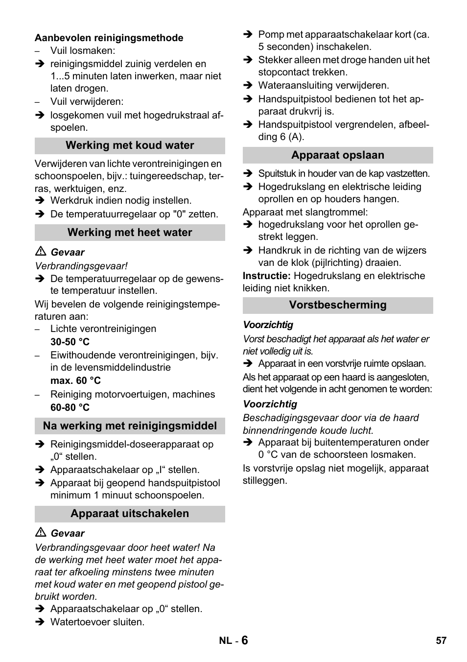 Karcher HDS 650 4M BASICEU-I User Manual | Page 57 / 328