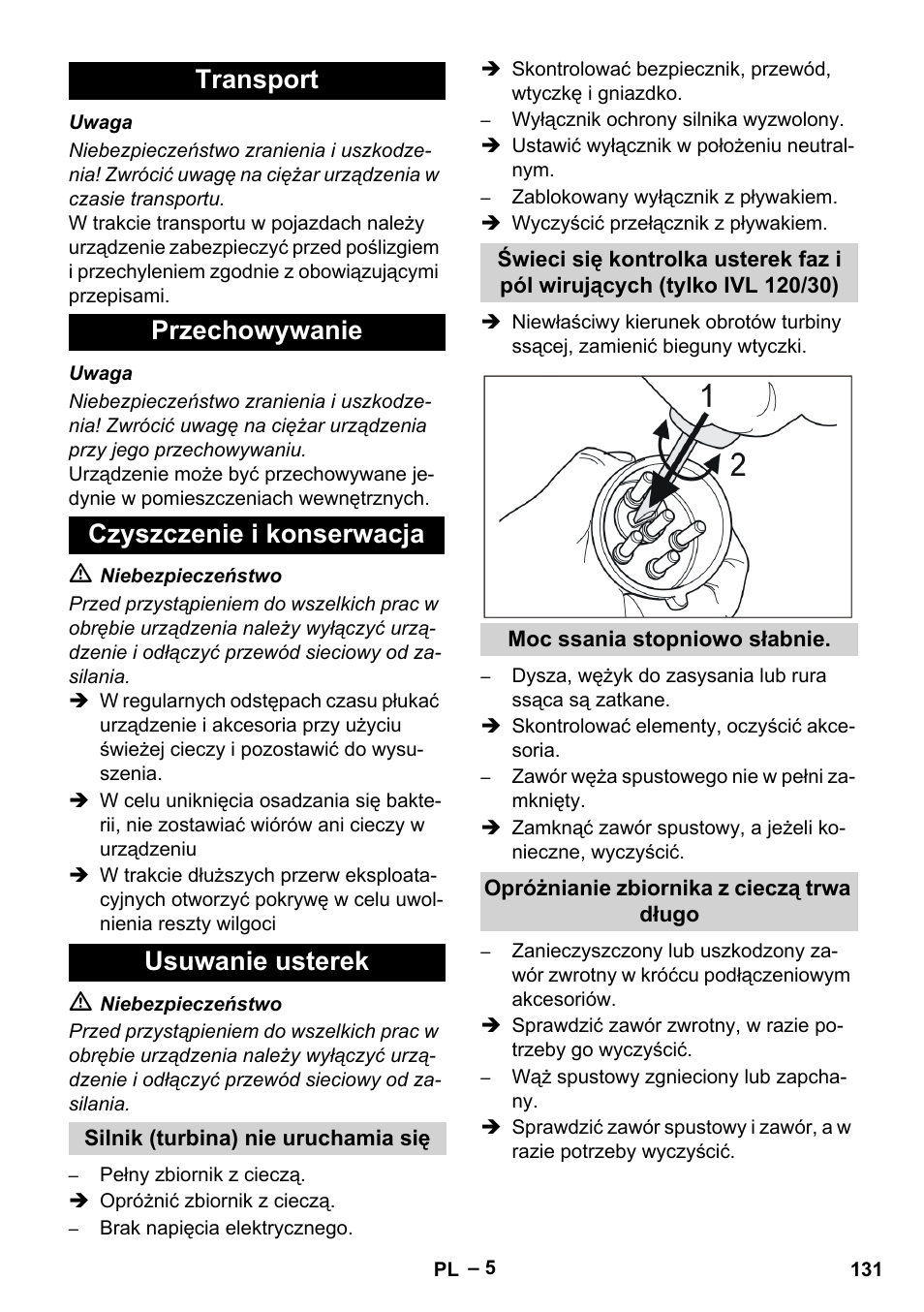 Karcher IVL 120-30 User Manual | Page 131 / 208