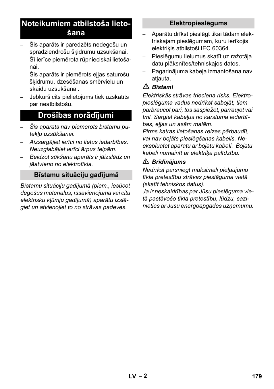 Karcher IVL 120-30 User Manual | Page 179 / 208