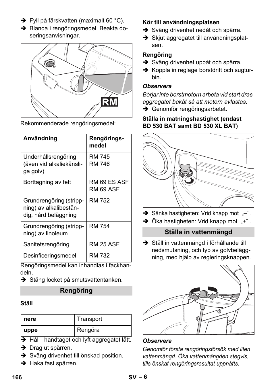 Karcher BD 530 Bp User Manual | Page 166 / 384
