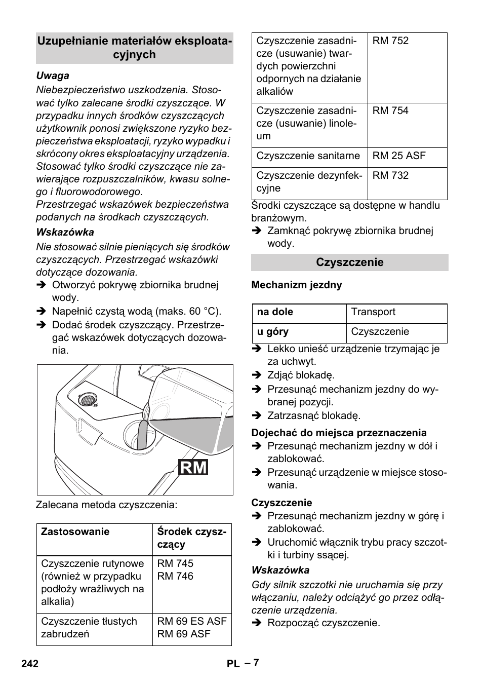 Karcher BD 530 Bp User Manual | Page 242 / 384