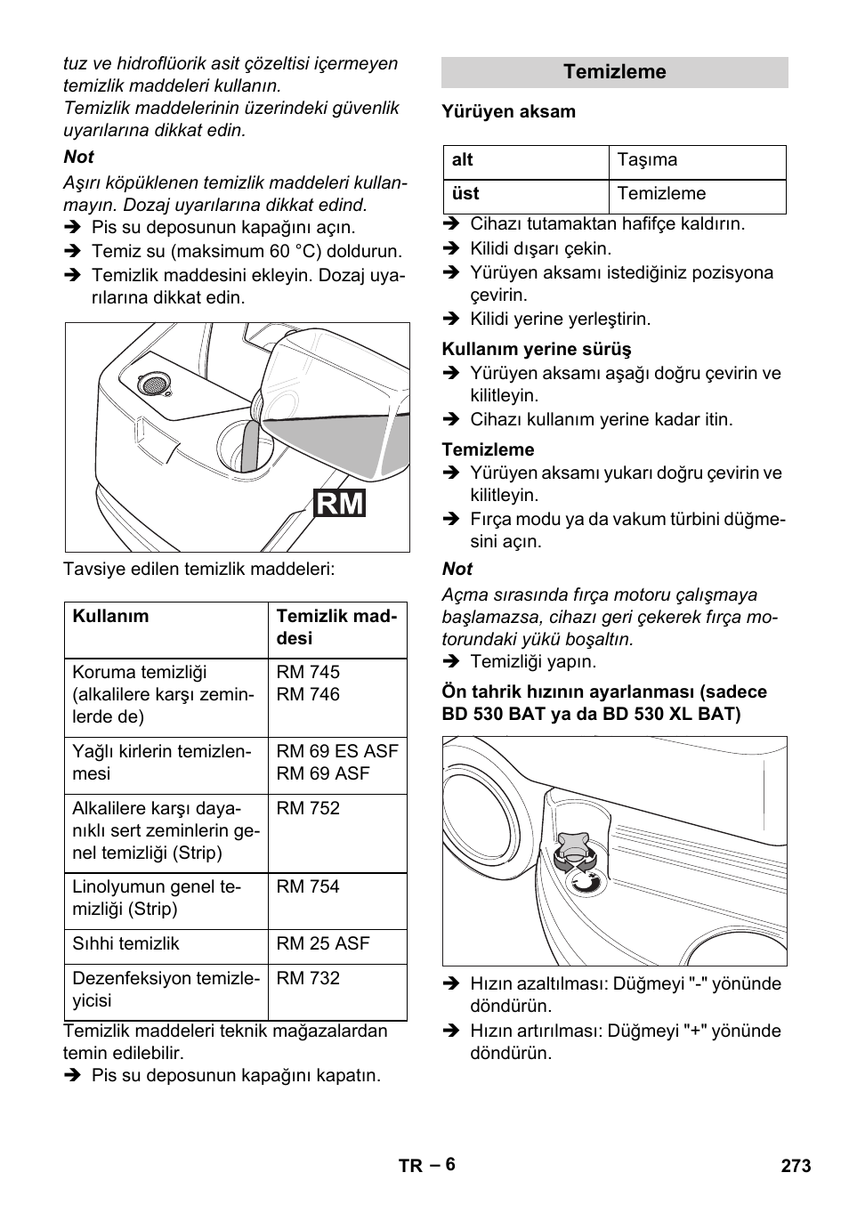 Karcher BD 530 Bp User Manual | Page 273 / 384