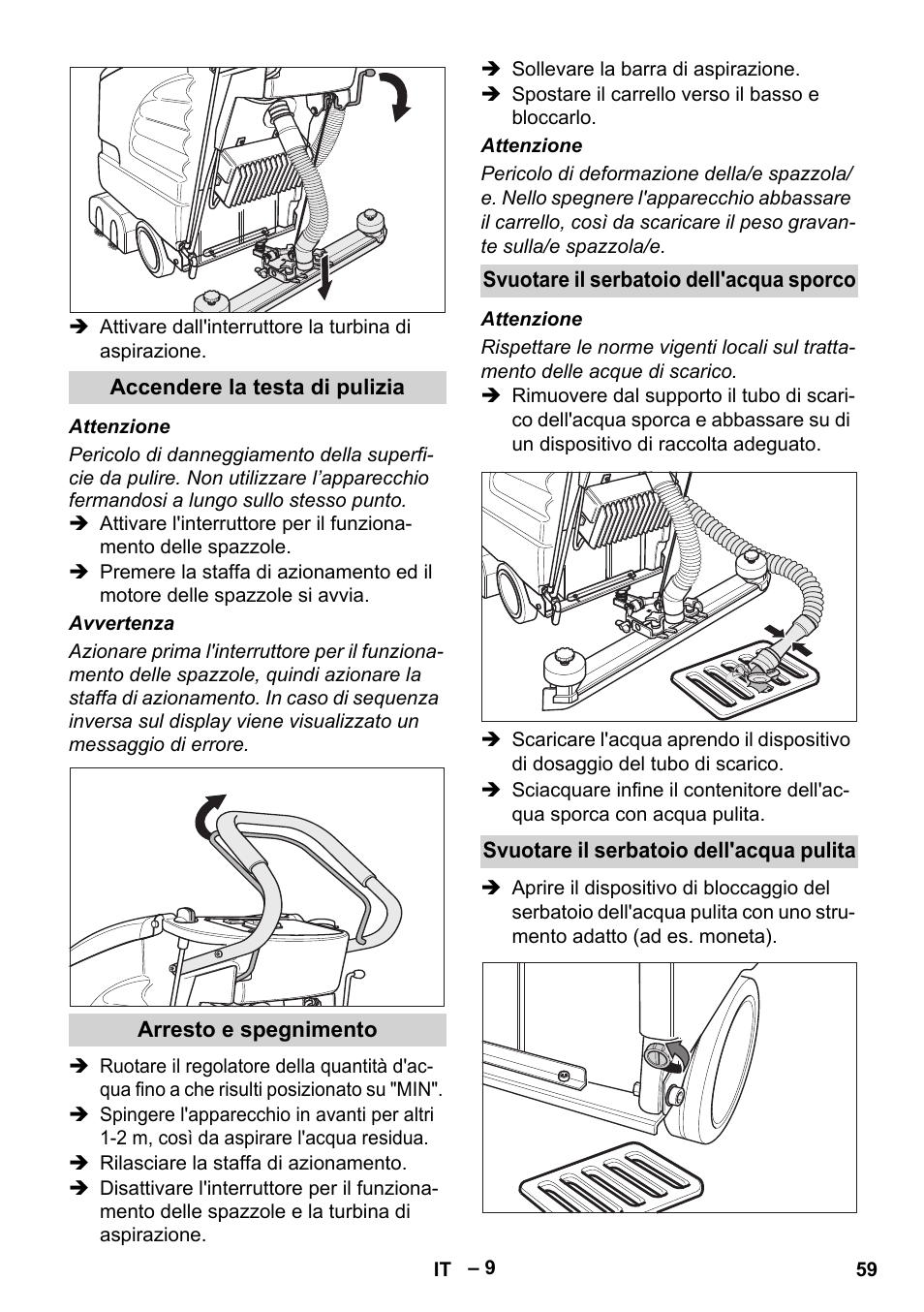 Karcher BD 530 Bp User Manual | Page 59 / 384
