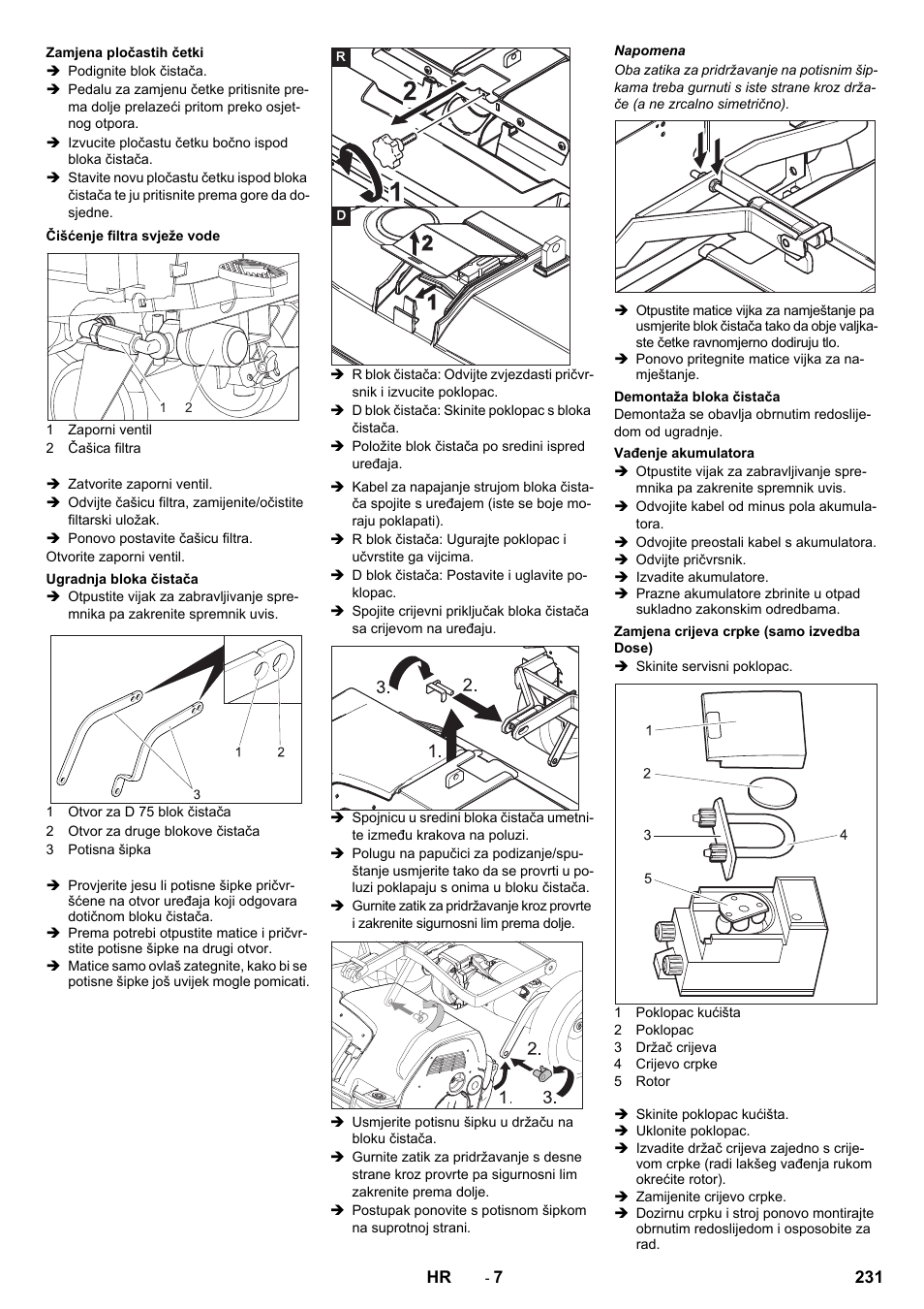 Karcher B 80 W Bp Pack User Manual | Page 231 / 260