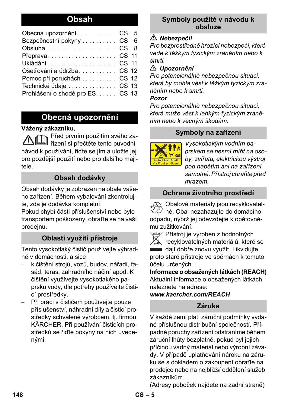 Karcher K 4-600 User Manual | Page 148 / 262