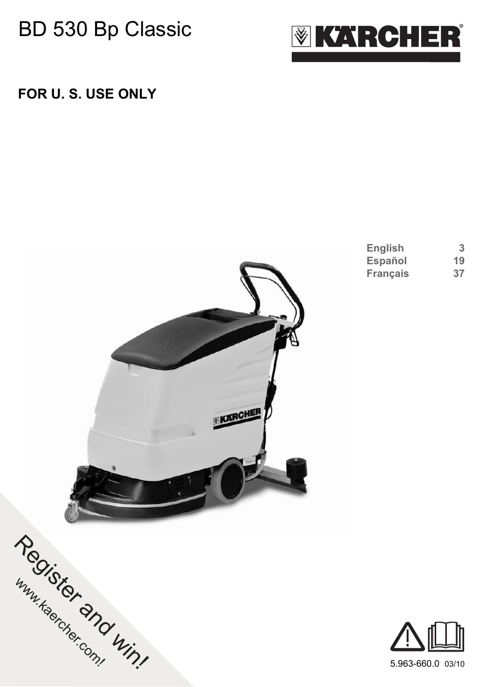 Karcher BD 530 Bp User Manual | 56 pages