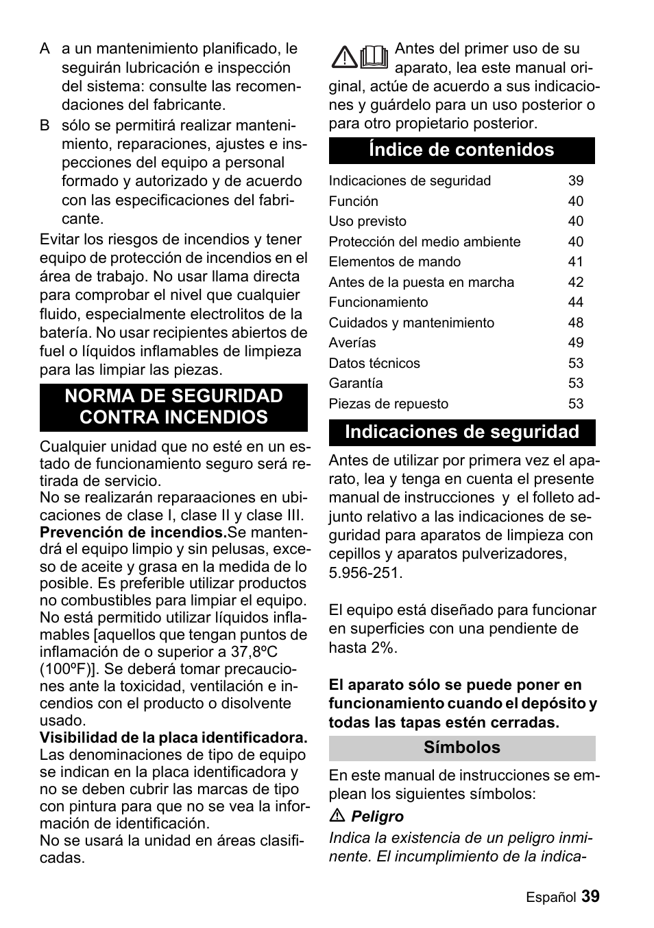 Karcher BD 530 Bp User Manual | Page 39 / 56