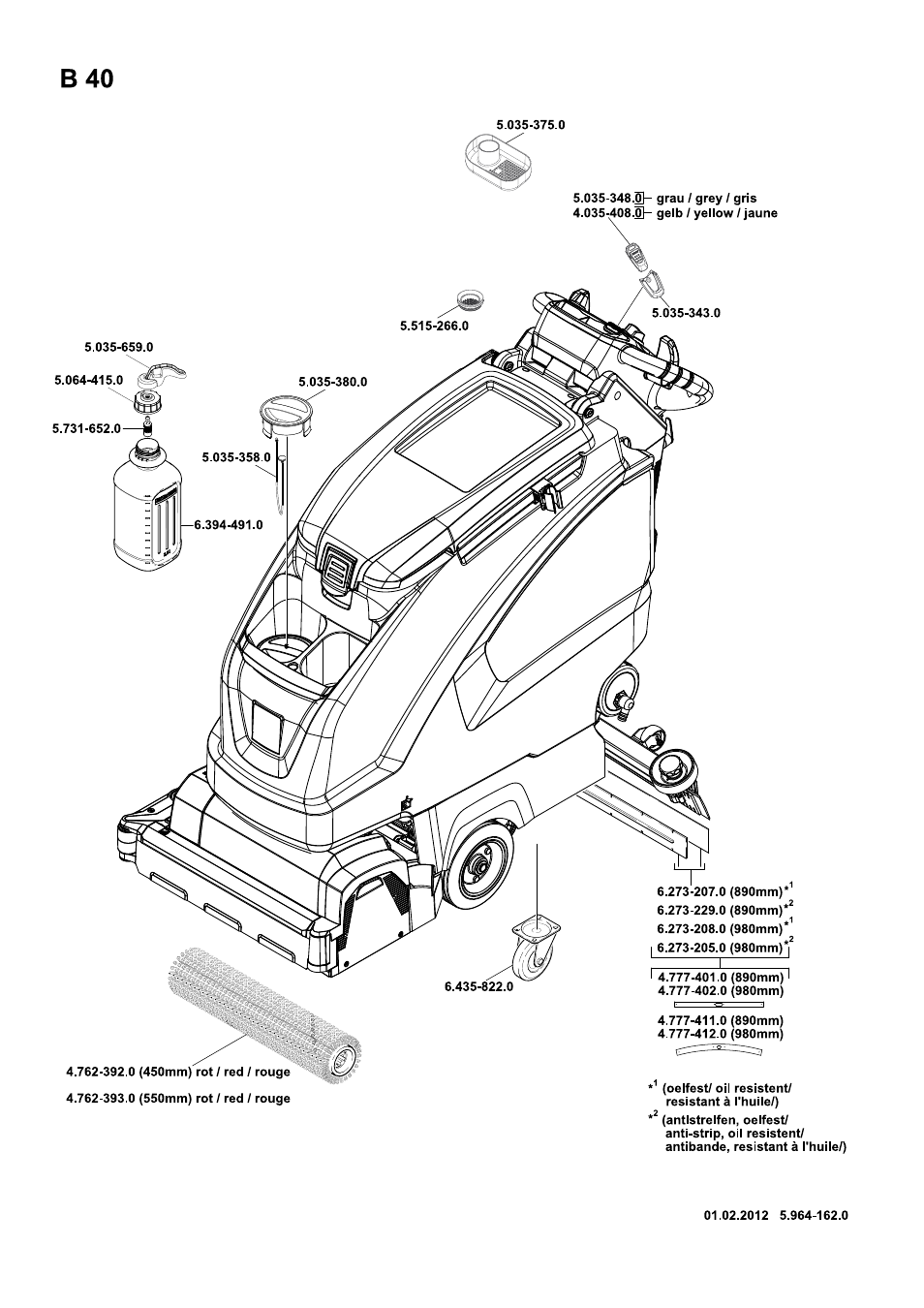 Karcher B 40 W DOSE roller User Manual | Page 14 / 16